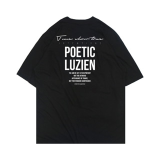 Poeticluzien เสื้อยืด พิมพ์ลาย Black Intentions