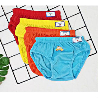 กางเกงชั้นใน CD Dios Panties สําหรับเด็กผู้ชาย สุ่มสี 6 ชิ้น