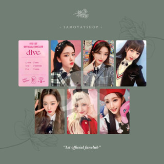 โฟโต้การ์ด Ive 1st Official Fanclub Dive Membership Pc Yujin Gaeul Rei Wonyoung Liz Leeseo สําหรับสมาชิก