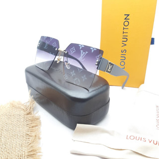 แว่นตาผู้หญิง LV 58323 สีเทา ขนาด 62-16-146