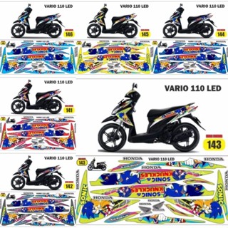 สติกเกอร์ ลายการ์ตูนโซนิค Vario fi LED 110 110 fi สําหรับติดตกแต่งรถยนต์ Honda Vario