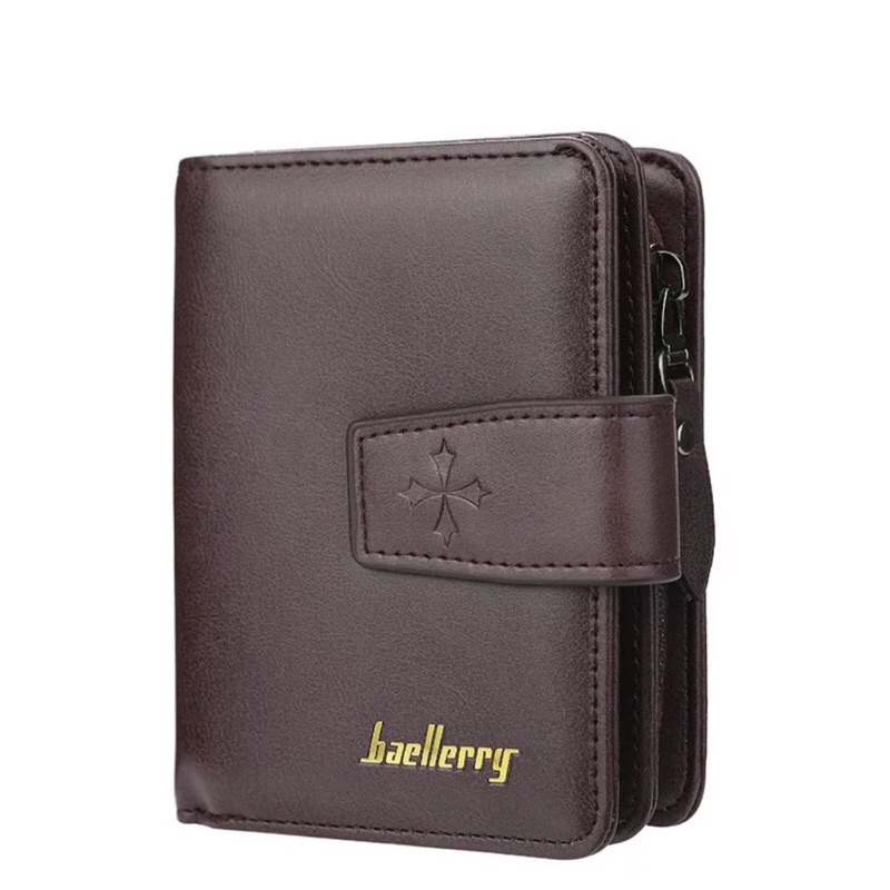 Izroom - ARROW BAELRY กระเป๋าสตางค์แบบพับได้ผู้หญิงผู้ชาย Unisex Mini Small Wallet Premium Plain Wal