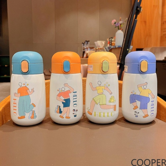 THERMOS CUP 320 ML ขวดเครื่องดื่มขนาดเล็กแบบพกพาสําหรับช้อนส้อมช้อนส้อมสแตนเลส ZY-024