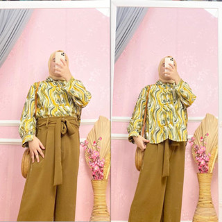 Ghalaxie BLOUSE Tiedye MOTIF (เฉพาะด้านบน)
