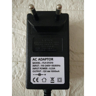 อะแดปเตอร์ 12V 1000mA รุ่น: FLH-D1210