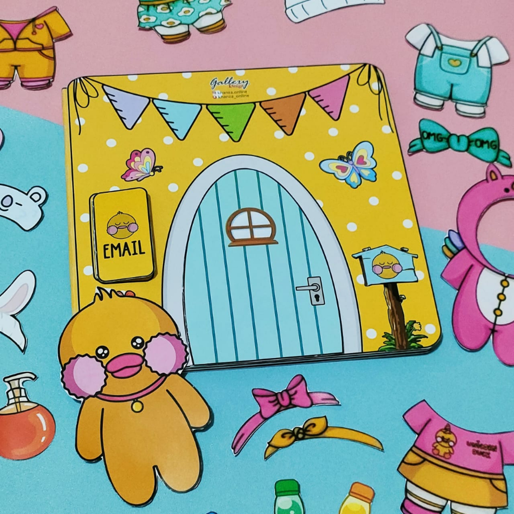 BEBEK VIRAL Doll Quite Book ของเล่นเพื่อการศึกษาล่าสุดสําหรับเด็ก ALREADY LAMINATED WATERPROOF