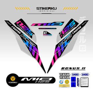 สติกเกอร์พรีเมี่ยม สําหรับ Yamaha MIO I 125 STOCK DECAL COMBO Edition 2 2015 2016 2017 2018 2019 2020 STRIPING MIO M3 Z 125