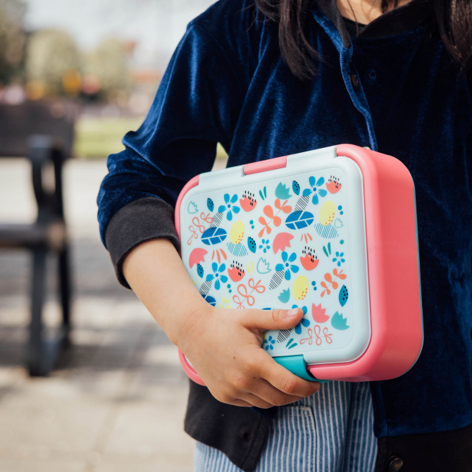 Qukka Kids Sandwich Box Twist 3 ช่อง Bpa Free