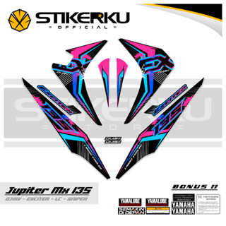 สติกเกอร์ MX Old 135 MOTIF 7 GRUNGE Jupiter MX Old STICKER OJMX STICKER CYRPTON 135 ลิสต์ เสา รูปแบบ STRIPING MX Old EXCITER 135 MX Old 135 พร้อมส่ง ORI ดาวพฤหัสบดี พรีเมียมมัลค์