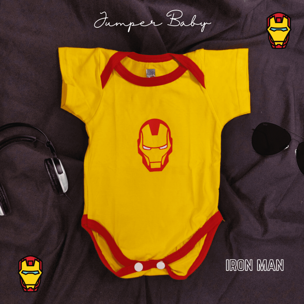เสื้อผ้าเด็กจัมเปอร์ Romper Jumsuit เด็กทารกแรกเกิด 0-12 เดือน Superhero ตัวอักษร Superman Spiderman Batman Iron Man กัปตันอเมริกาของขวัญ Hampers Birth ของขวัญ - รูปที่ 4