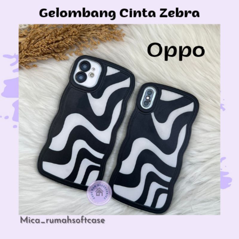 ZEBRA LOVE WAVE CASE OPP0 F5 F7 F9 F1S A83 A71 A17K A5S/A12/A7/A11K A36/A76/A96 4g A74 4G A95 4G A95