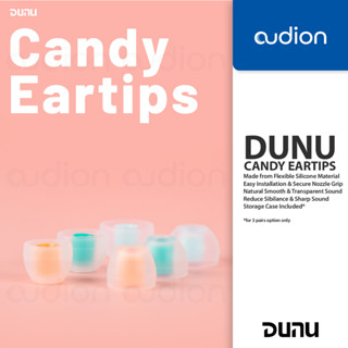 Dunu CANDY จุกหูฟังซิลิโคน ยืดหยุ่น จับสบาย สําหรับ IEM &amp; TWS