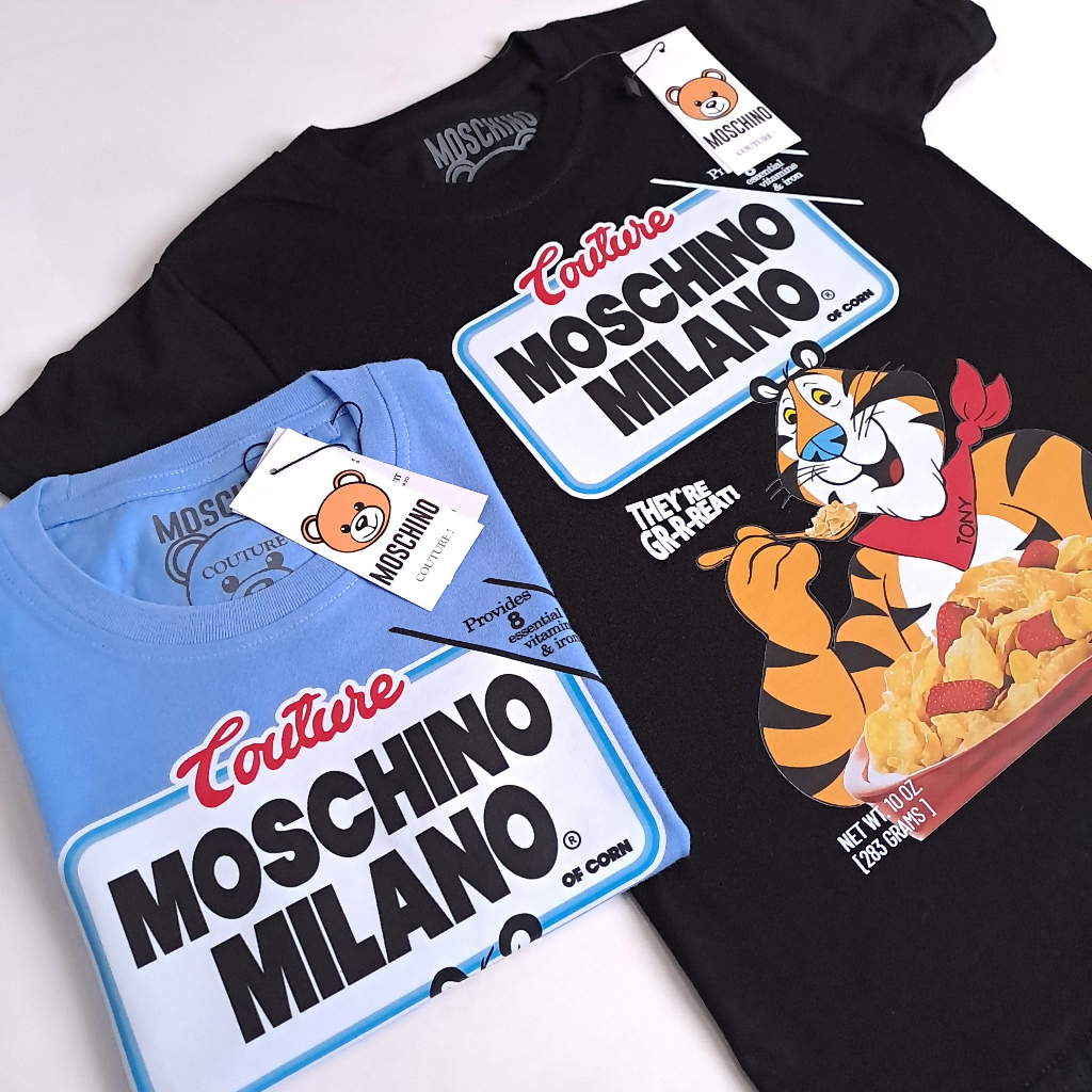 SUMMER KIDS เสื้อยืดเด็กชายหญิง 1-12 ปี MOSCHINO KELLOG Premium Tops