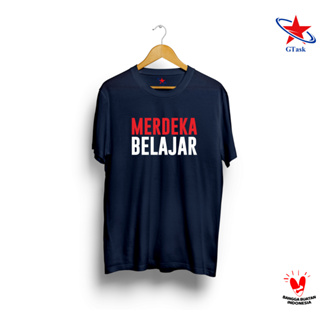 เสื้อยืด ลาย COMBED 30S DISTRO MERDEKA เพื่อการเรียนรู้ สําหรับผู้ชาย และผู้หญิง