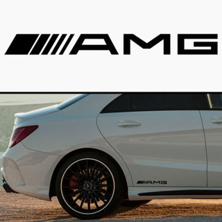 สติกเกอร์ตัดตัวถังรถยนต์ AMG Mercedes อุปกรณ์เสริม