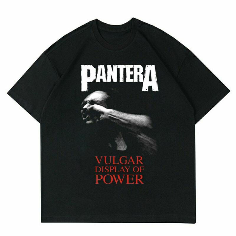 เสื้อยืด พิมพ์ลาย Pantera BAND "VULGAR DISPLAY OF POWER" | เสื้อยืด พิมพ์ลาย Pantera VULGAR BAND | เสื้อยืด ขนาดใหญ่ สําหรับผู้ชาย และผู้หญิง