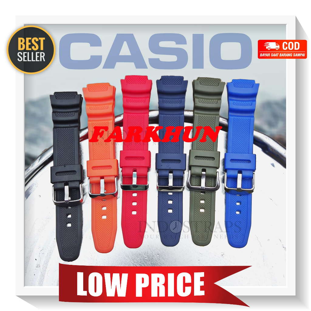 Casio AE 1000 1100 1200 SGW 300 400 18 MM RUBBER STRAP WATCH STRAP BAND AE-1000 AE-1100 AE-1200 SGW-