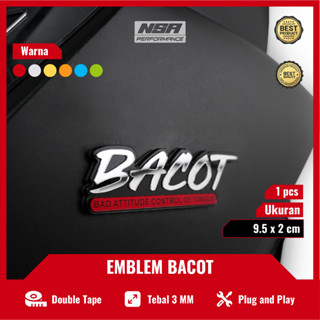 สติกเกอร์ ลายสัญลักษณ์ EMBLEM MIO EMBLEM BEAT EMBLEM Cool EMBLEM สําหรับติดตกแต่งหมวกกันน็อครถจักรยานยนต์ VARIO NMAX ADV AEROX PCX จํานวน 1 ชิ้น