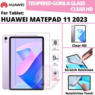 ฟิล์มกระจกนิรภัยกันรอยหน้าจอ HD ใส กันรอยขีดข่วน สําหรับ Huawei Matepad 11 2023