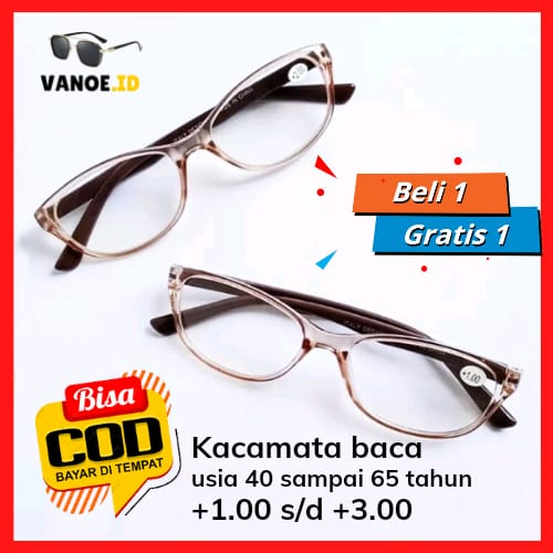 Plus แว่นอ่านหนังสือ 1.00 ถึง +3.00 Style Cat Eye Women + BOX