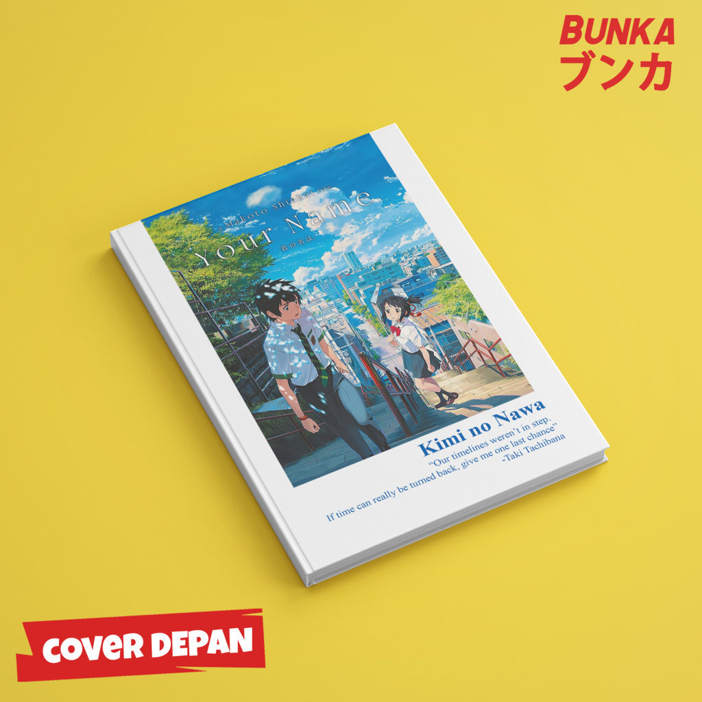 สมุดจดบันทึก Aesthetic Anime Kimi no Nawa ปกแข็ง A5 Notebook Notes Agenda Planner Journal สมุดวินเทจ