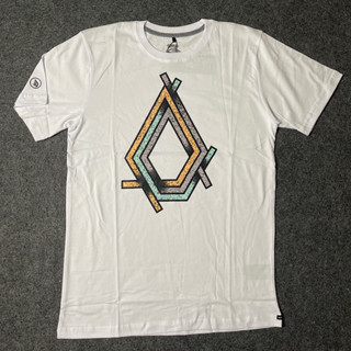 เสื้อเชิ้ต ลาย VOLCOM WHITE STORE สีขาว สําหรับผู้ชาย Amd 699