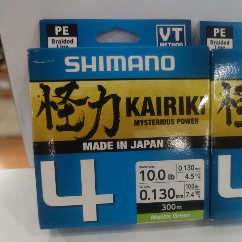 SHIMANO KAIRKI PE LINE 10 ปอนด์ -50 ปอนด์ 300M