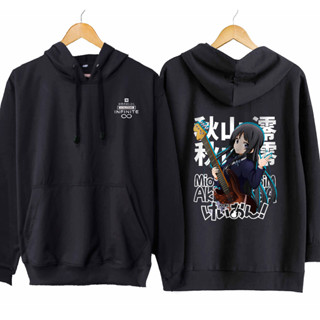 Mio AKIYAMA เสื้อแจ็กเก็ต เสื้อฮู้ดดี้ จัมเปอร์ อินฟินิต กีตาร์ - K-ON! ผ้าฝ้ายฟลีซ 100%