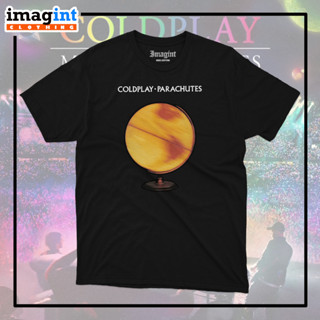 เสื้อยืด พิมพ์ลาย Coldplay BAND PARACHUTES