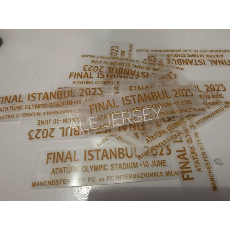 Patch mdt final ucl city vs inter (สําหรับเสื้ออินเตอร์)