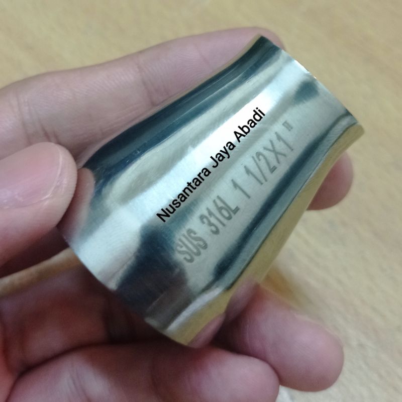 ลดสุขาภิบาล Stainless 316 L 1 1/2 x 1" นิ้ว 38.1 x 25.4 mm Concentrate