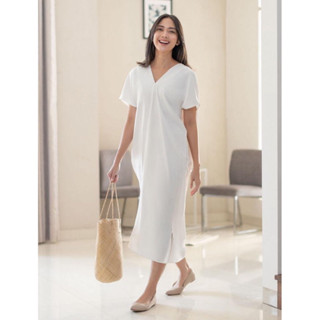 ชุดเดรส แขนสั้น Kaftan