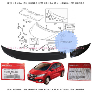 7414147/74198 T5a0000 ฝาครอบกระจังหน้ารถยนต์ แบบพลาสติก สําหรับ Honda Jazz S RS GK5 2014 2015 2016 2017 2018 2019 2020