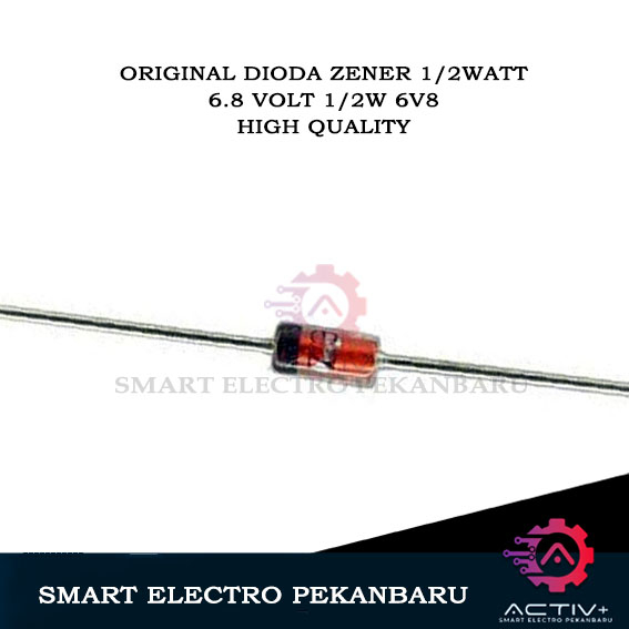 ต้นฉบับ DIODE ZENER 6.8V 1/2W ZENER 6V8 ZENER DIODE 6.8 V 0.5WATT ORI MIC VOLTAGE REGULATOR DIODE ZE