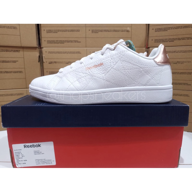 รองเท้า Reebok Royal Complete Clean White/Gold ดั้งเดิมอย่างเป็นทางการ
