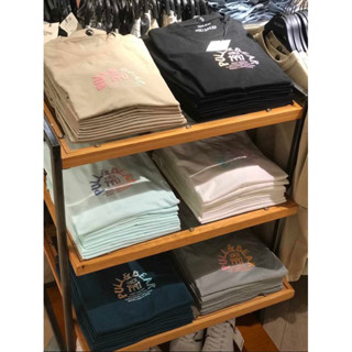 เสื้อยืด พิมพ์ลายโลโก้หมี แบบดึง สําหรับผู้ชาย