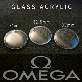 Omega แก้วอะคริลิคพลาสติก 31/32.5/35 มม.