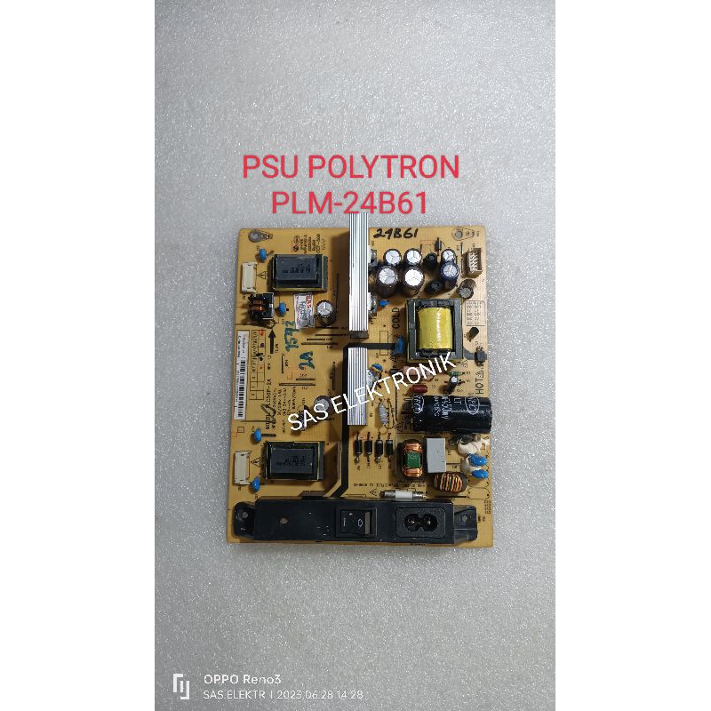 PSU POWER SUPPLY POWER SUPLAY REGULATOR ทีวี LCD POLYTRON 24 INCH PLM24B61 PLM-24B61 PLM-24M61 PLM-2
