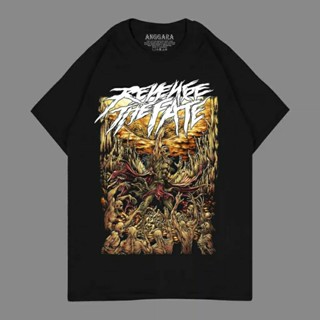 เสื้อยืด พิมพ์ลาย Metal REVENGE THE FATE