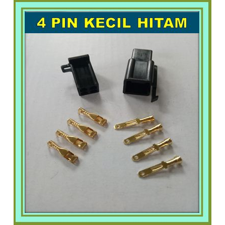 4 PIN CABLE SOCKET SMALL BLACK SKUN / 4 PIN CABLE SOCKET SMALL SKUN