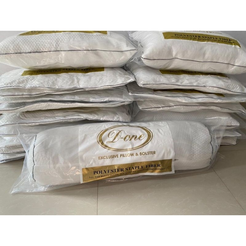 Putih D-one Brand Hotel Bolster Uk. 90x35 สีขาว