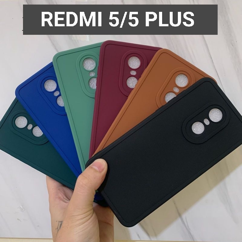 SOFTCASE MACAROON PRO CAMERA REDMI 5 / 5 PLUS / NOTE 4 / 4X TPU CANDY PRO CAMERA