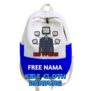 ฟรี NAMA Tas Ransel Tas Ransel Anak Skibidi Toliet Titan Big TV Man Ransel Anak Anak Skibidi Toilet Titan Big TV Man