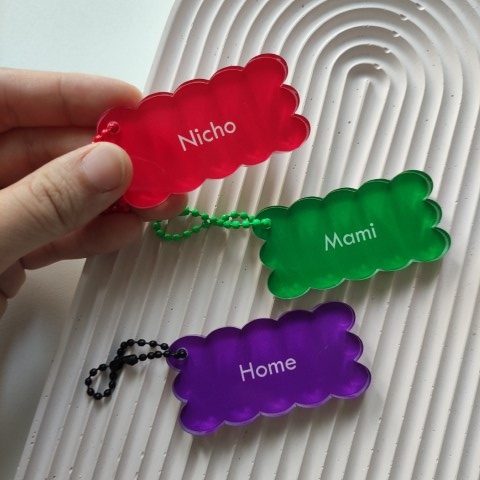 PEPPER IRON สี 6 มม. / TUMPUL WAVE / NAME TAG BAG / NAME TAG LUGAGGE TAG PRINTING NAME / ของขวัญชื่อ