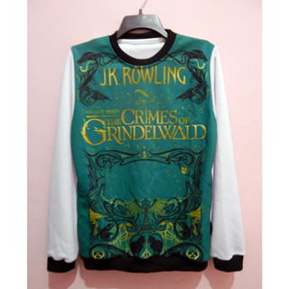 เสื้อกันหนาว แบบนิ่ม แบบหนา พิมพ์ลาย Jk Rowling Crimes Grindelwald แบบกําหนดเอง