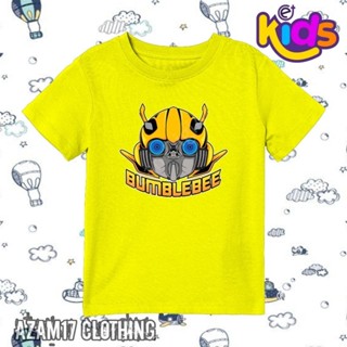 เสื้อยืด พิมพ์ลายผึ้ง Transformers Bumble Bee แฟชั่นสําหรับเด็กผู้ชาย และเด็กผู้หญิง