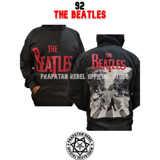 เสื้อกันหนาว มีฮู้ด แบบสวมหัว ลาย THE BEATLES Rock Punk Metal Music PRAPATAN REBEL