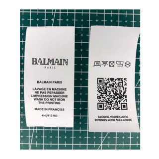 BALMAIN Washtag ป้ายฉลาก สําหรับล้างทําความสะอาด - 100 ชิ้น