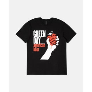 เสื้อยืด ลายวงดนตรีวงดนตรี Kaos Green day สไตล์อเมริกัน