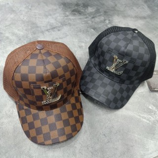 หมวกเบสบอล Lv Damier สําหรับผู้ชาย และผู้หญิง